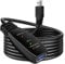 USB 3.0 - Cable alargador USB 3.0 activo macho a hembra con amplificación de señal, cable activo para impresoras, teclados, consolas de juegos (20 m)