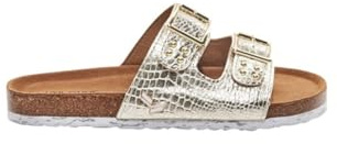 Kaporal Damen Saturn Sandale, Croco Gold, 37 EU