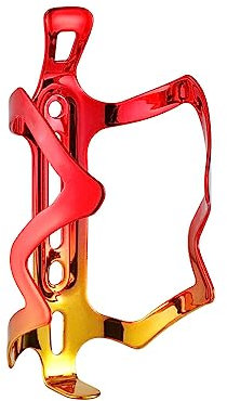 UIKEEYUIS Road Bike Bottle Cage Mount Aluminum Alloy Bicycles Cup Holder Cycling Rack Bracket Organizer Fixing Accessory, Red Gold