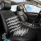 WHMH 12v/24v Klima Sitzauflage Auto für Audi Q3 Q5 Q7 Q8 8U F3 8R 4M,Belüftete Sitzauflage 3 Kühlstufen Atmungsaktiver Sitzschoner,A/Black-A/Single Block 24V