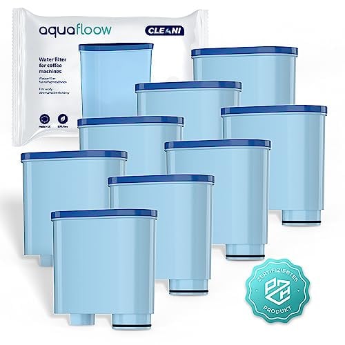 Aquafloow 8x filtro acqua CLEANI per macchine da caffè Saeco e Philips | Compatibile con Philips AquaClean CA6903/10 CA6903/22 CA6903 Filtro anticalcare, cartuccia filtro per macchine da caffè Saeco