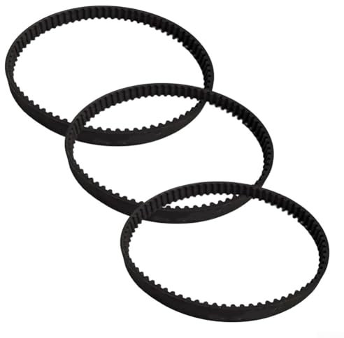 3 Pcs Vacuum Belts Replacement 3M-231-6 Fit for Shark NV500 NV500C NV500CO NV500Q UV540 UV500WM UV541CCO UV550 for LIFT-AWAY Vacuum Cleaner HTD 3M-231-6, 231-3GT-6