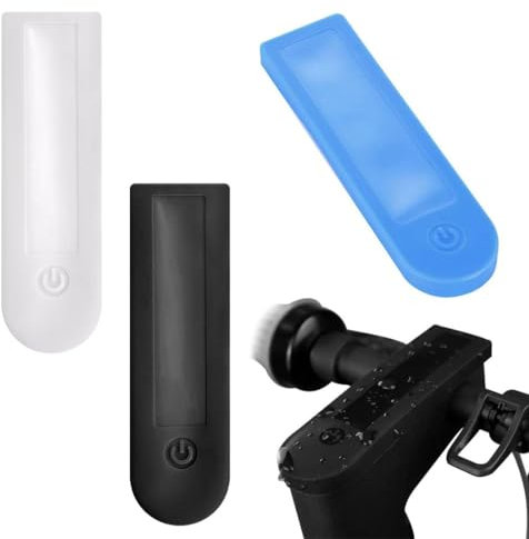 LEEQ Scooter Dashboard Silikonhülle - 3pcs Regenabdeckung für Display, Silikonhülle wasserdicht, Transparente Abdeckung des Displays, Zubehör für Elektroroller, für Xiaomi/M365/Pro Elektroroller