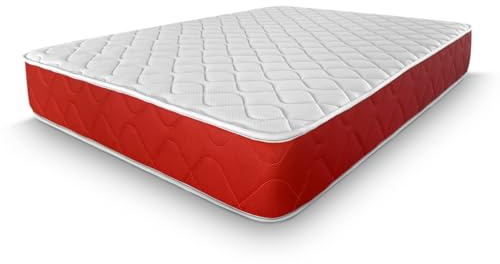 amuéblate online Viskoelastische Matratze, wendbar, Festigkeit, mittlere bis hohe Härte, Dicke 20 cm, milbendicht, antibakteriell und hypoallergen, 90 x 200 cm