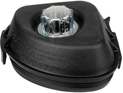 GYPNS 15985 Blender Cover for Vitamix Lid Replacement, 2-Piece Lid with Plug Compatible with Vitamix Blender 48oz Advance Container&32 Oz Advance Container, Upgraded Cup Lid Plug Part (Black)
