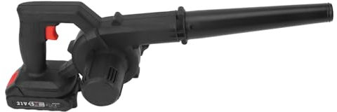 SIXRUN Kleines, Leistungsstarkes Gebläse mit Wiederaufladbarem Akku, 100-240 V, 1500 MAh, Elektrischer Laubbläser für die Rasenpflege, Leistungsstarkes Gebläse (EU-Stecker)