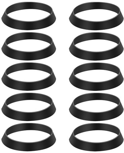 10 PCS Seal Ring Silicone Washer Waste Pipe Seal Ring Rubber Gasket Washers Plumbing for 1 1/2 Inch Drain Pipe Sink Drains