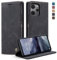 owlhold Funda para Xiaomi Redmi 12 4G/5G Note 12R/ Poco M6 Pro 5G Carcasa Avanzado PU Piel [Tarjetas y Billetera][Soporte Plegable] Antigolpes Libro Case Funda para Redmi 12 4G/5G -Negro
