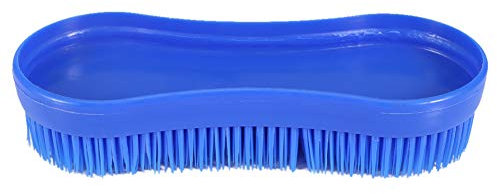 Professionelle Silikonbürste für die Reinigung und Pflege des Pferdes, Massagegerät zum Reiten