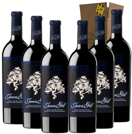 Juan Gil Etiqueta Azul - Ideal para Maridar con Carne y Comida Mediterránea - Pack 6 Botellas 75cl