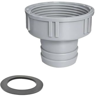 Qrity 1 Pièce Réducteur pour Siphon en Plastique, Connecteur de 45 à 32mm, Connecteur de Tuyau de Vidange d'Évier de Cuisine