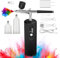 Pistola a spruzzo a doppia azione 48PSI, pistola a compressore ricaricabile a batteria con ugello da 0,3 mm, pistola a compressore per arte, pittura di modellazione di torte (nero)