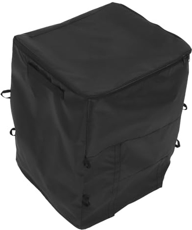 Abaodam Hot Tub Thermal Heater Cover and Spa Pump Protection Dustproof Insulated Outdoor Pool Heater Enclosure Waterproof Black