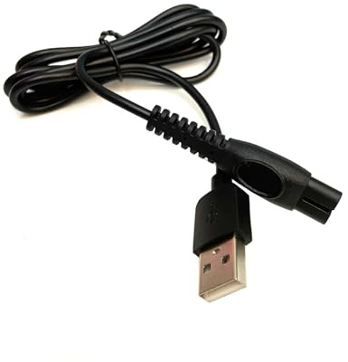 ljhnba Ersatz Ladekabel für Verschiedene Rasierer S1113 1112 S1213 5831 PQ888 mit 5-V USB Stromkabel für Rasiergeräte