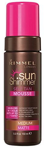 Rimmel Sunshimmer Self Tan Mousse, Medium Matte