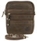 Bear Design Gürteltasche Dark Nature Herren Damen braun Leder Umhängetasche