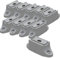 markiso® 10x Kurbelhalter für Rolladenkurbel [Made in Germany] Magnet-Halterung für Markisenkurbel [3-teilig höhenverstellbar], Wandhalterung für Kurbeln mit Ø von 12-17mm |Farbe Grau