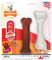 Nylabone Power Chew Kauspielzeug für Hunde, robust, Doppelpack, Rindfleisch und Huhngeschmack, klein, für Hunde bis zu 11 kg