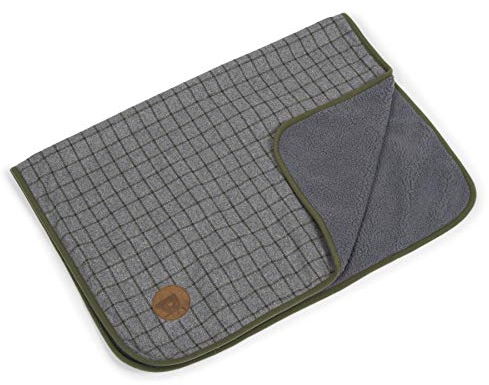 Petface Moss Green Soft Fleece Comforter Bedding Blanket for Dogs