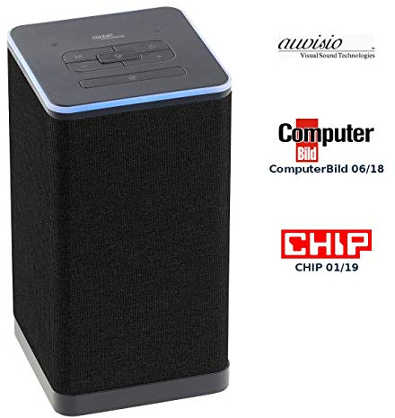 auvisio Smart Speaker: WLAN-Multiroom-Stereo-Lautsprecher Versandrückläufer (Alexa Lautsprecher, Smart, Internetradio)