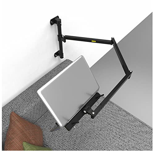 LTLWSH Wall Mount Laptop Stand Arm,Keyboard Tray, Laptop Tray, compatible with 13-17 inch laptop-swing/tilt/rotate-adjustable screen mount