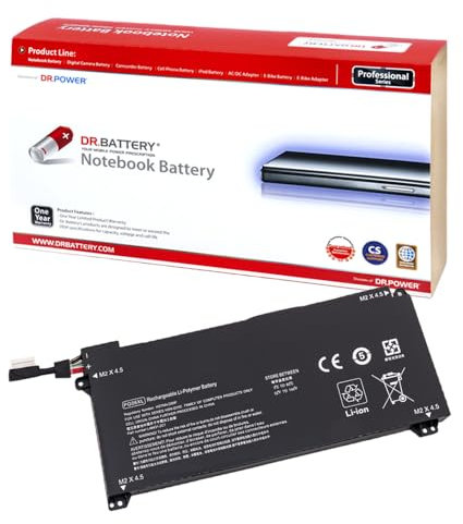 DR. BATTERY PG06XL Battery Compatible with HP Omen 15-dh 15-dh0000 15-dh1000 15-dh0000na 15-dh0025nl 15-dh0000nx 15-dh0007TX HSTNN-DB9F L48431-2C1 L48497-005 [11.1V]