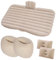 LAVIYE Auto-Luftmatratze Autobett Für FIAT Tipo 500 500L 500X Ducato automatischer Kofferraum, abnehmbare Automatratze, faltbares Luftbett,D Beige-B
