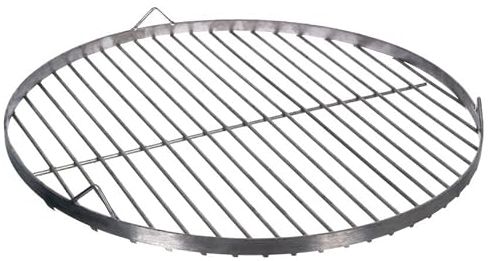 NAJDER Grille de Cuisson en Acier Inoxydable Ronde Ø800 mm pour Barbecue Pivotant avec Suspension par Câble, Grille de Cuisson Ronde avec 3 Trous de Suspension, BBQ Grillade - Solo