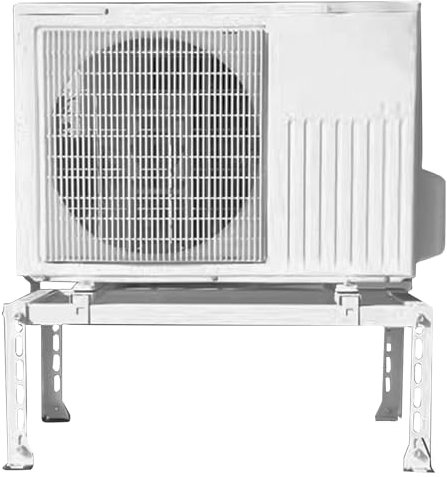 WilkSxyc Support Climatiseur, Support Au Sol pour Mini Climatiseurs Divisés, Mini Support D'unité Extérieure sans Conduit pour 9 000 à 24 000 BTU, Supporte Jusqu'à 500 LB (Size : 80 * 30 * 40cm)