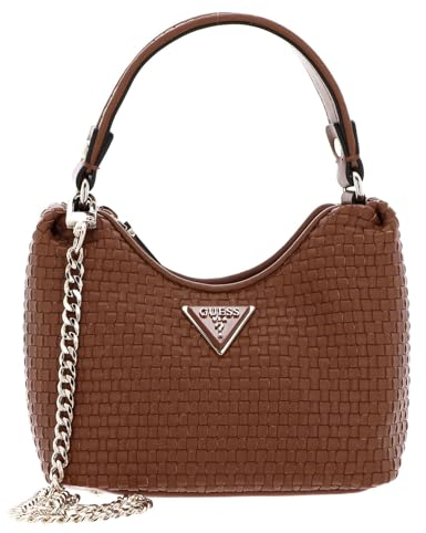 GUESS Etel Mini Hobo Bag Cognac