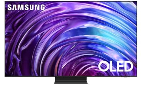 Samsung TV QE55S95DATXZT OLED 4K, Smart TV 55 Processore NQ4 AI Gen2, Infinity One, DVBT-2, Q-Symphony & Dolby Atmos, compatibile con Bixby, Alexa e Google Assistant, Graphite Black 2024