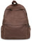 Boziee Canvas Rucksack Damen Daypacks Cityrucksack Rucksäcke Rucksackhandtaschen Schulrucksack für Damen Mädchen Teenager Schule Travel Arbeit Alltage Unisex (Dunkle Braun)
