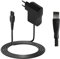 15V Chargeur Tondeuse/Rasoir Barbe 5.4W pour Philips Norelco HQ8505 Serie 3000 5000 7000 9000, QP6520 QP6510 QP6620 MG5750 MG7790 Alimentation Adaptateur Cordon Recharge Cable Rasoir électrique Serie
