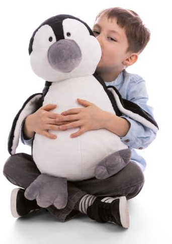 NICI Kuscheltier Pinguin Patschi 45cm - 62649 | Weiches Stofftier aus Plüsch zum Liebhaben, Knuddeln & Spielen, tolles Plüschtier Geschenk für Kinder & Erwachsene