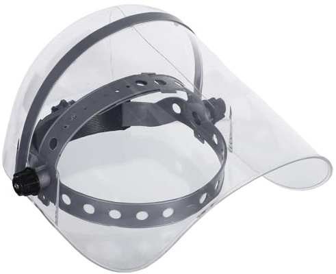 DINHEAROM Transparentes Gesichtsvisier aus Pmma mit Hitzebeständigkeit und Schutzschild für Erwachsene für Kochen und Staubschutz