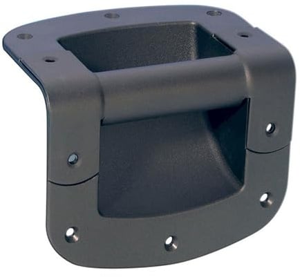 Boxengriff Stahl mit 12 mm Radiusl - schwarz