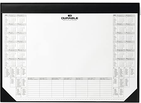 Durable Schreibunterlage mit Block, 600 x 400 mm (B x H), schwarz