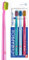 Curaprox Zahnbürste Set CS 5460-3er-Pack Ultra Soft Handzahnbürste für Erwachsene 5460 mit super weichen CUREN Borsten -Zufällige Farbe