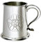 Wentworth Pewter - Yorkshire Rose Embossed 1 Pint Pewter Tankard