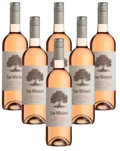 BOUTINOT, Les Oliviers Grenache Cinsault Rosé, Pays d'Oc France (case of 6 x 750ml), ROSÉ WINE