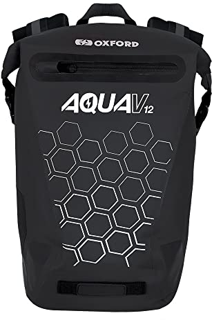 Oxford Ol691 Aqua V 12L Rucksack, Schwarz, 12 Liter