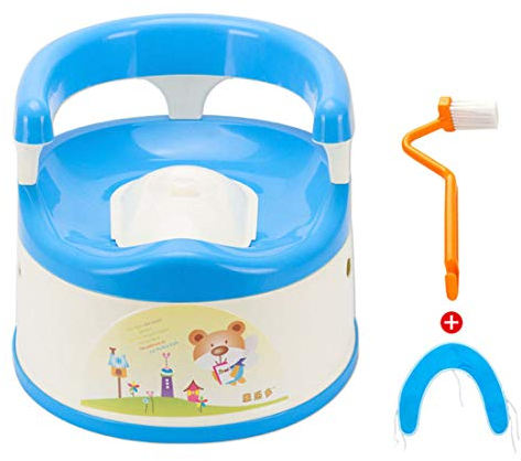 KUANDARYJ Un Pot d'apprentissage à La Propreté - Toilette éducatif Pot d'apprentissage Pot Bébé Siège De Toilette Enfant Trainer Pot WC pour L'apprentissage De La Propreté, Blue