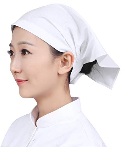 Kochmütze Chef Hut Japanischen Stil Arbeitskappe Dreieck Kochhaube mit Klettverschluss Kochhut Männer Frauen Staubhut Kinder Jungen Mädchen Bäcker Hut Kopfbedeckung für Restaurant BBQ Küche Zeichnen