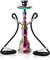REANICE 17.7 Hookah Shisha Set Glas Wasserpfeife Komplettset mit 2 Schlauch (bunt)