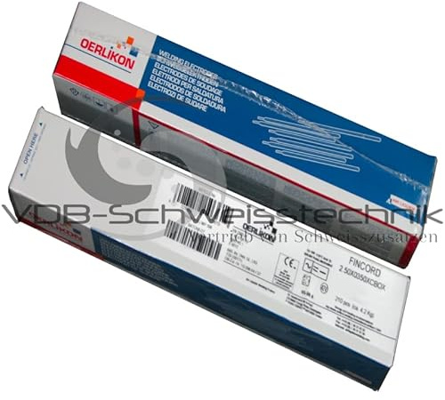 Fincord Schweisselektroden Oerlikon - 3,2 x 350 mm - 125 Stk - E6013 | Stabelektrode E6013 von Oerlikon, Lincoln Electric
