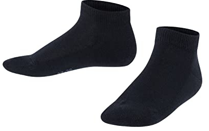FALKE Unisex Kinder Family Sneakersocken atmungsaktive nachhaltige biologische Baumwolle verstärkte Kindersneakersocken kurz strapazierfähig hautfreundlich rutschfrei einfarbig 1 Paar