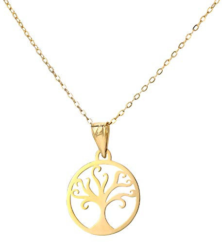 Old English Jewellers 9ct Gold Tree of Life Pendant/Necklace + 16 inch Chain