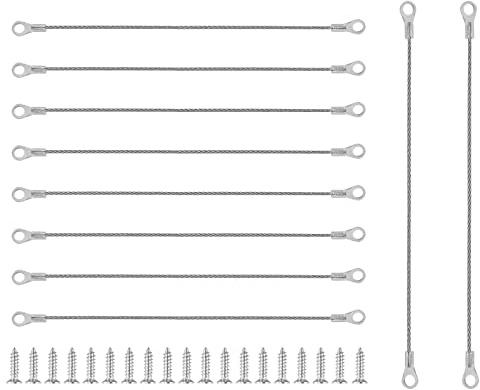 Bivethoi Lot de 10 kits de retenue de porte d'armoire, 50 cm, limiteur de charnière de porte en acier inoxydable, câble de retenue de couvercle, chaîne de limiteur de porte, butée pour limiter la