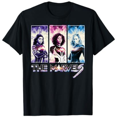 Marvel Studios The Marvels Ms. Marvel Photon Captain Marvel T-Shirt