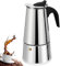 DITOSH 6 Tazze Stovetop Espresso Maker Moka Pot Espresso Maker in acciaio inox Percolator Italian Coffee Maker Capable Mocha Coffee Machine Cafe Classic Maker for Home e Camping 300ml 10oz